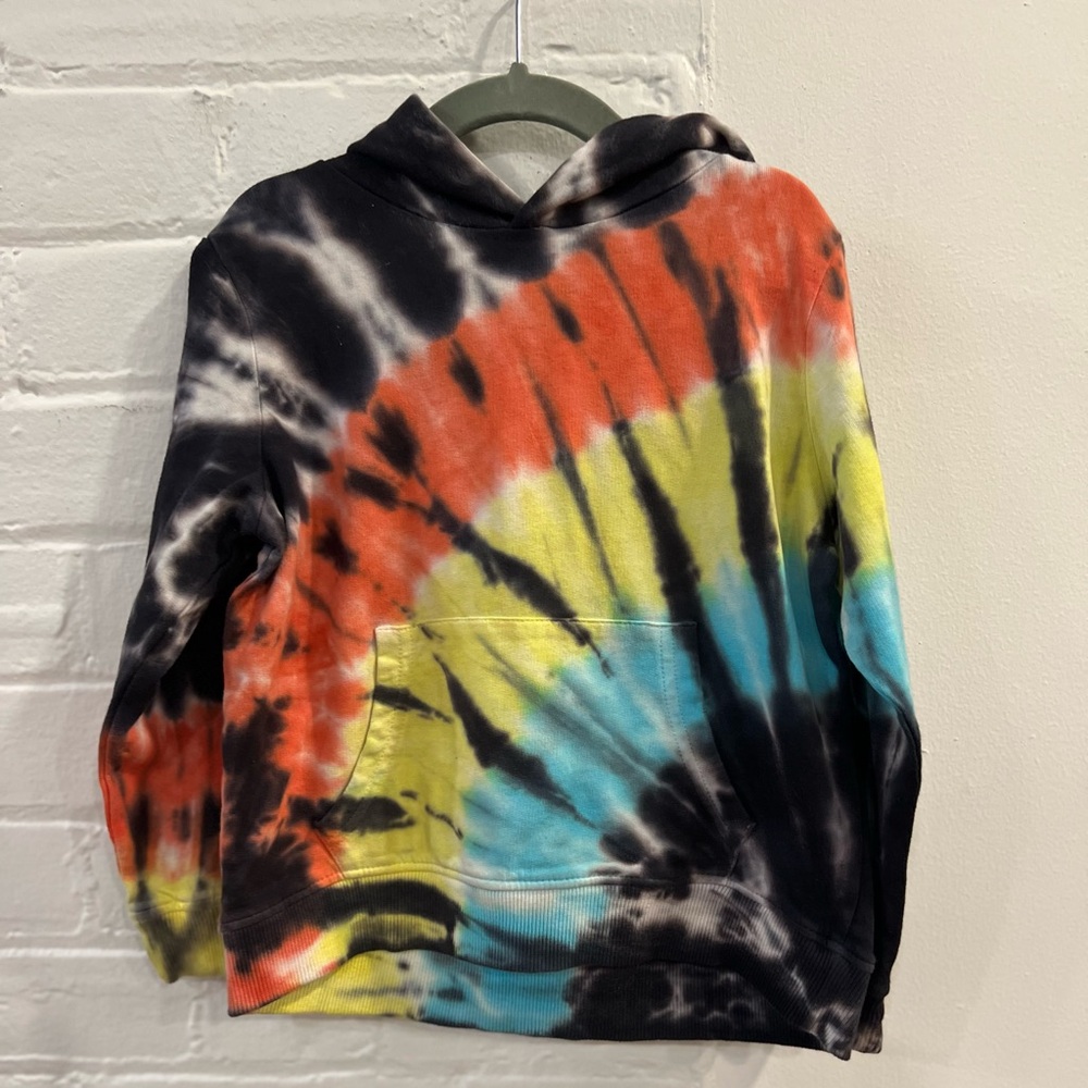 Hollywood the Jean People Tie-Dye Kids Boys Hoodie Hippie Skater - Size 5